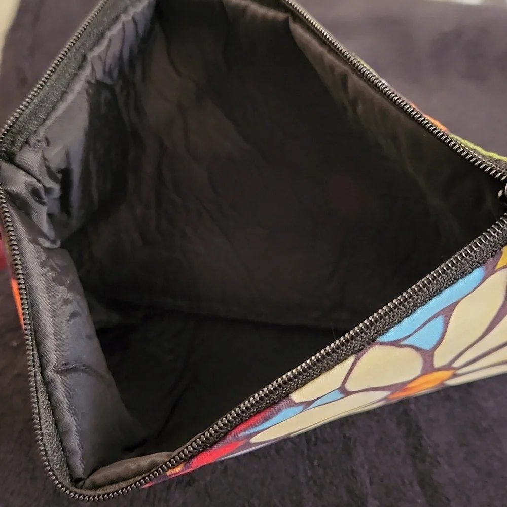 NEW- Cosmetic bags- colorful flowers